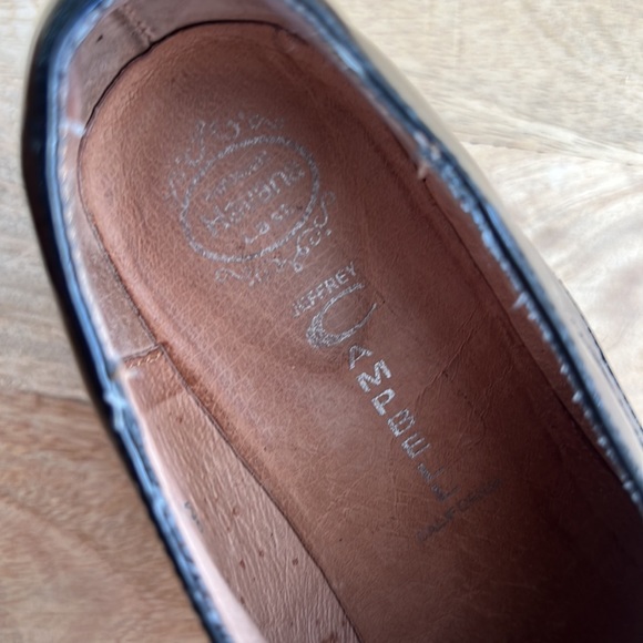 Jeffrey Campbell ‘Jagger’ Black Leather Oxfords, 9 - Picture 9 of 11